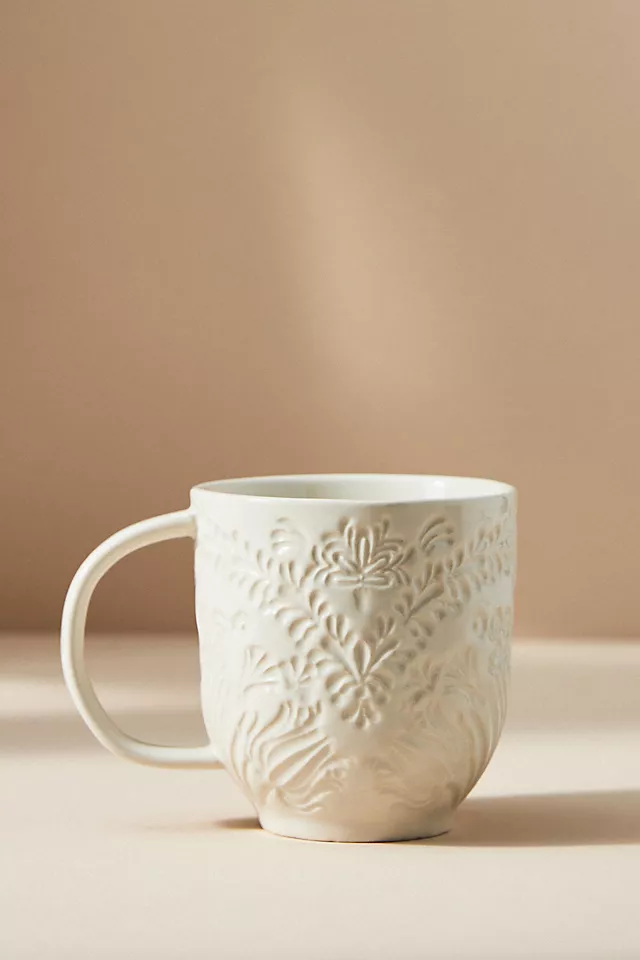 anthropologie.com | Thyra Floral Glazed Mug