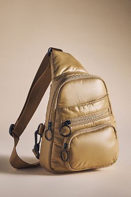 Anthropologie Mini Banana Sling Bag