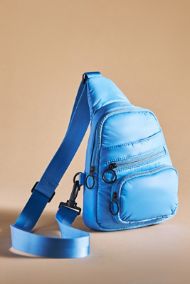 anthropologie blue leather backpack Vera Bradley Large Bancroft Women in Peacoat the Sloan Mini offers a smaller Anthropologie 7Chi Brown Leather Backpack