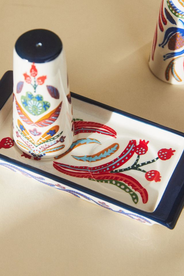 Folkloric Salt & Pepper Shakers #1