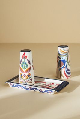 Folkloric Salt & Pepper Shakers