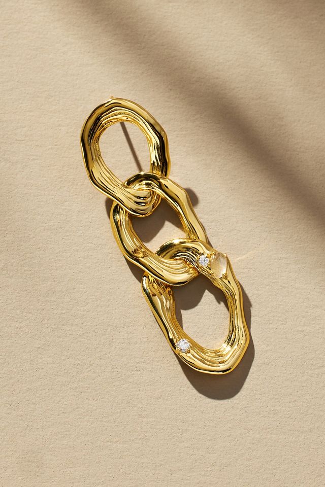 Jackie Mack Astra Link Drop Earrings #1