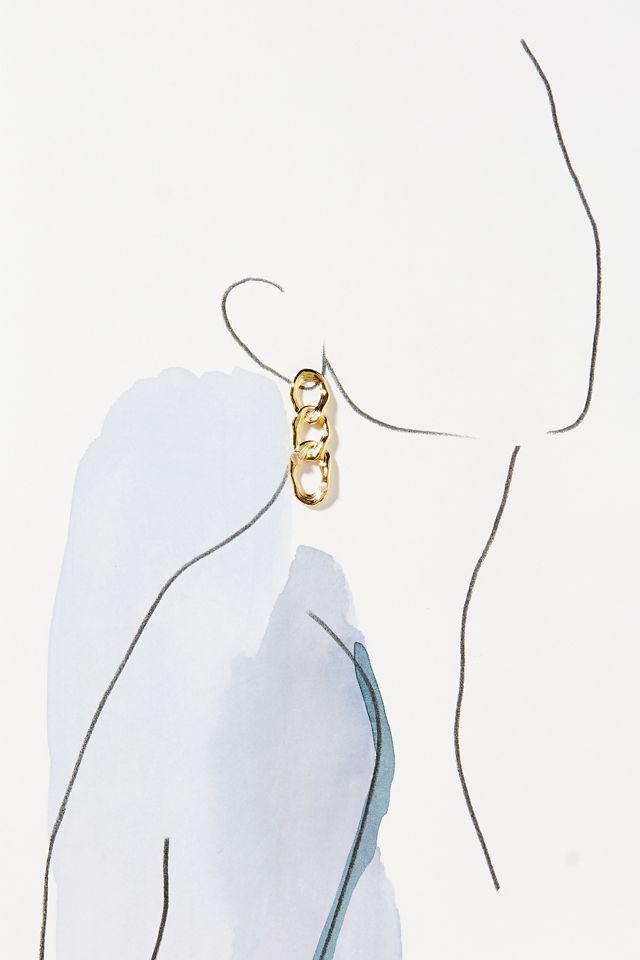 Jackie Mack Astra Link Drop Earrings #2