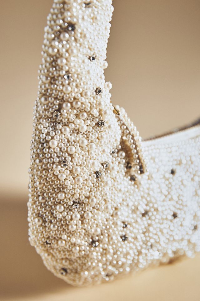 Pearl-Embellished Shoulder Bag #2