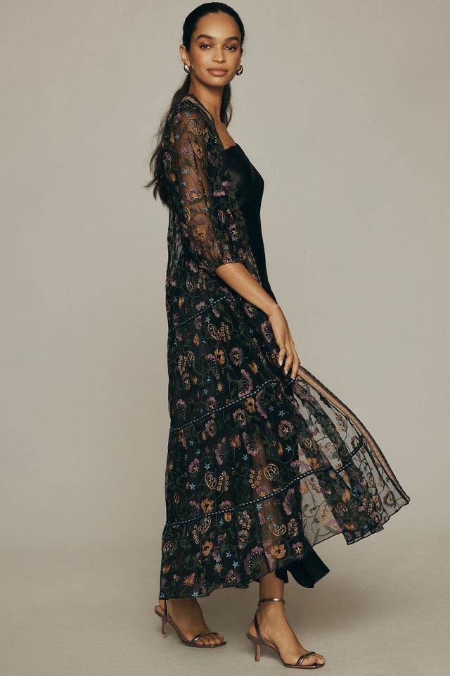 Bl-nk Tulle Duster Kimono #3