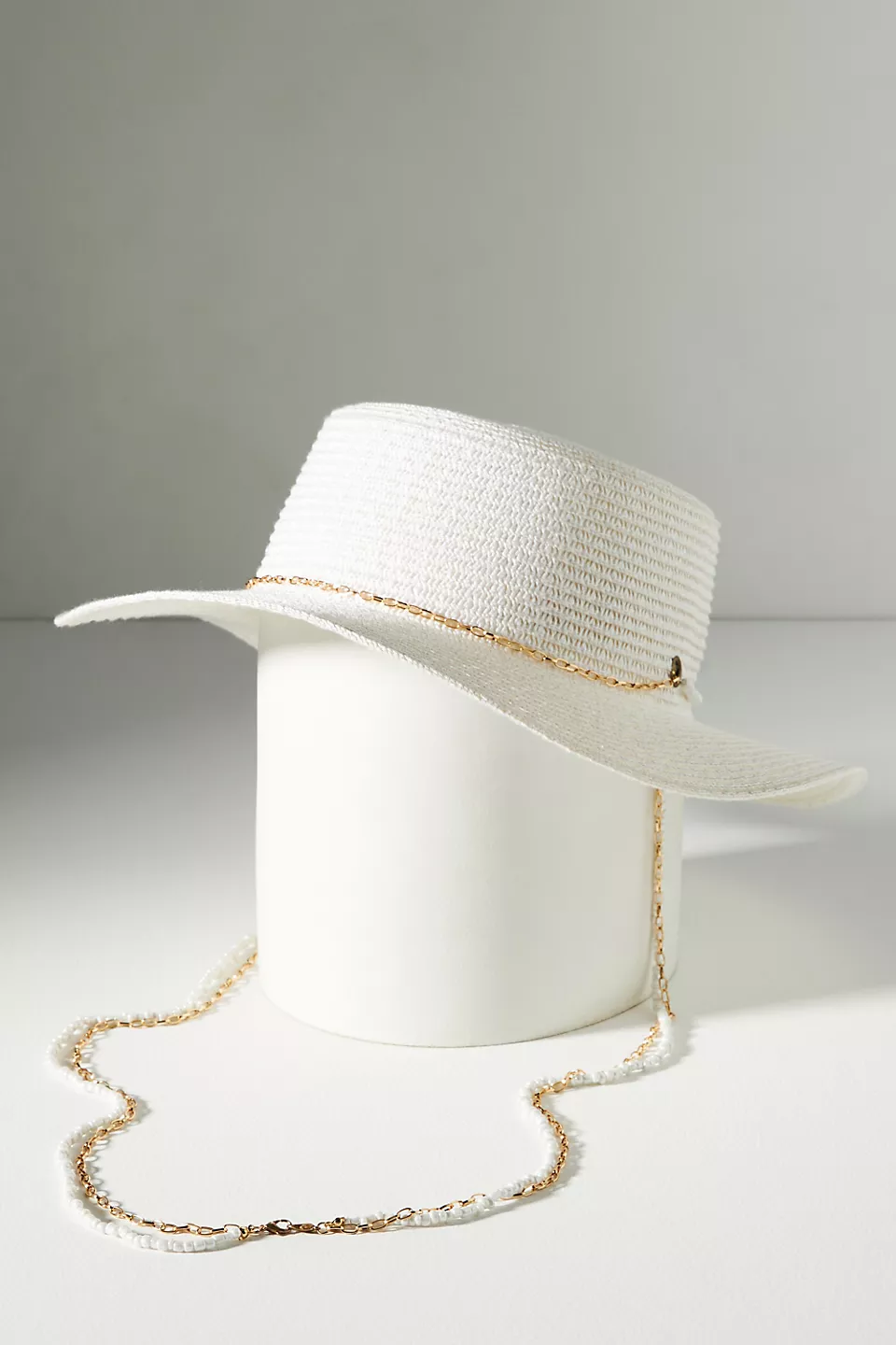 anthropologie.com | Pearl-Chain Boater