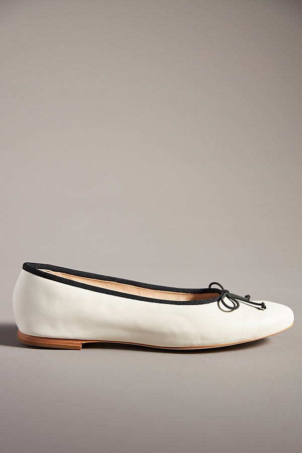 Maeve The Sabina Ballet Flats In White