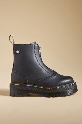 Dr. Martens' Dr. Martens Jetta Zipper Boots In Black