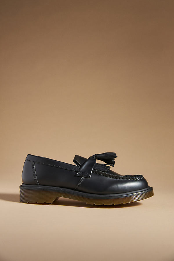 Shop Dr. Martens' Adrian Tassel Loafers In Black