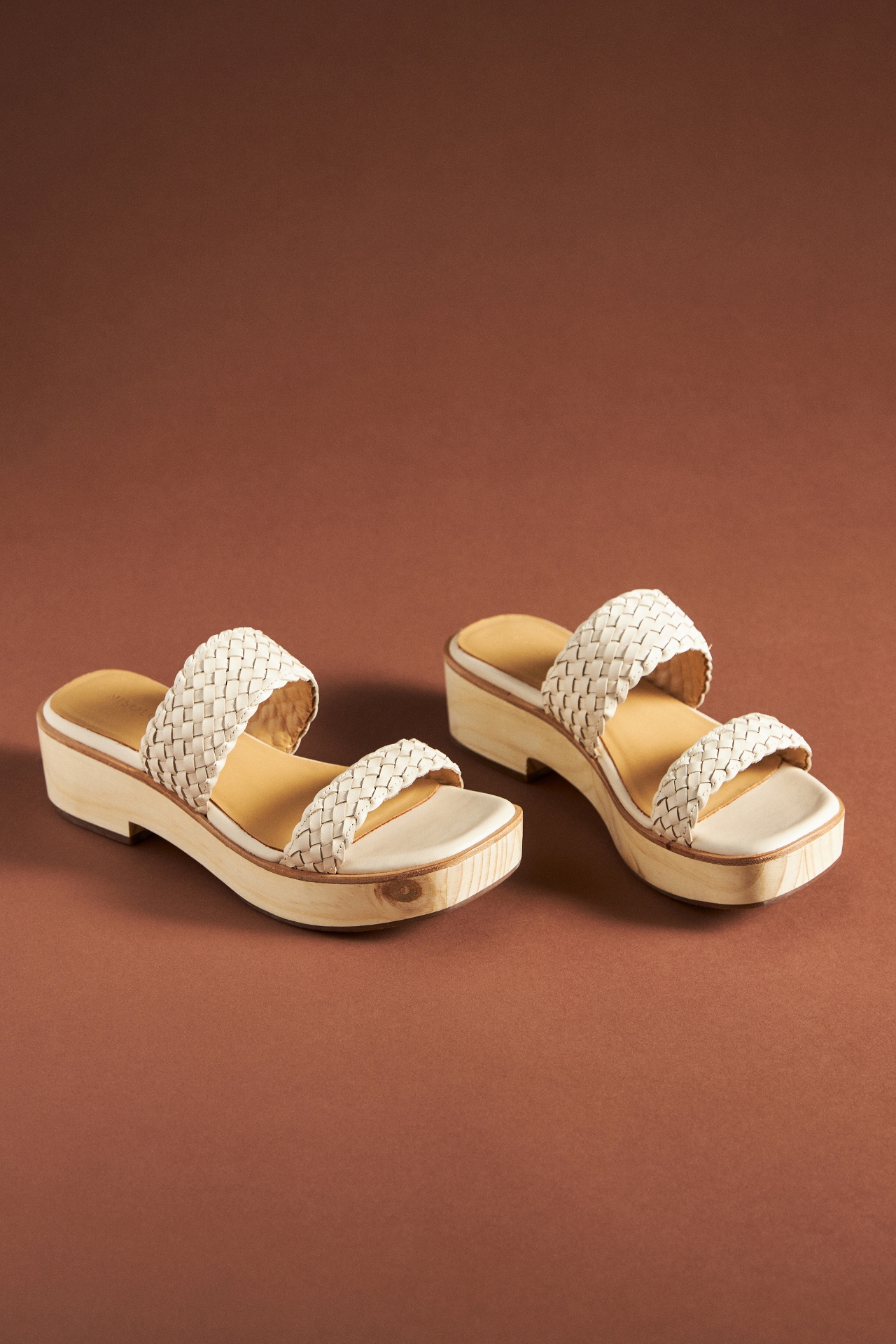 Nisolo Woven Clog Heels
