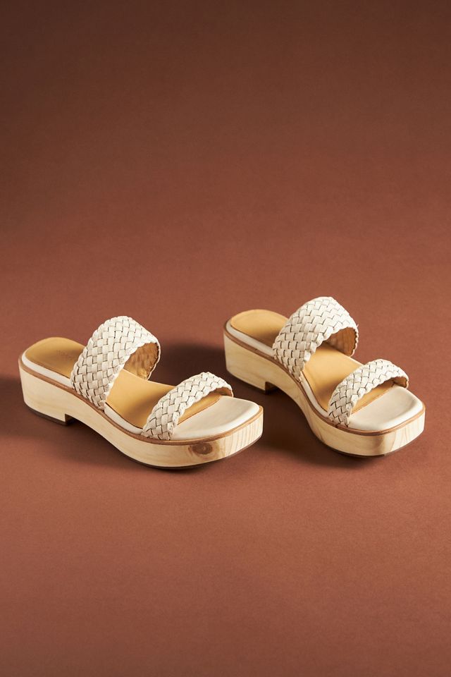 Nisolo Woven Wood-Bottom Heels #1