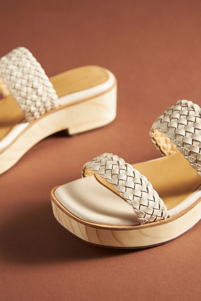 Nisolo Woven Wood-Bottom Heels #2