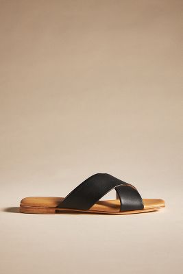 Shop Nisolo Cross-strap Sandals In Black