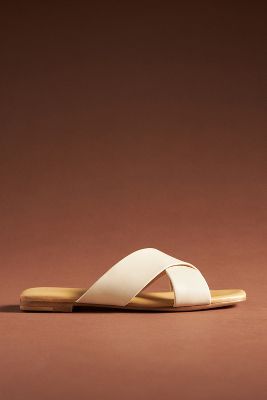 Shop Nisolo Cross-strap Sandals In White
