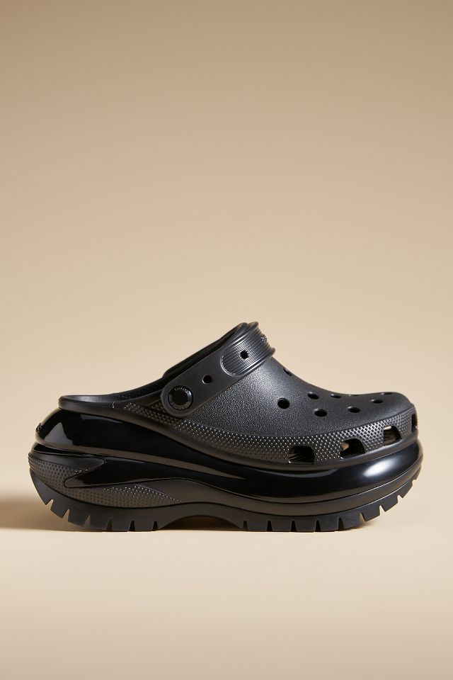 Crocs Mega Crush Clogs In Black