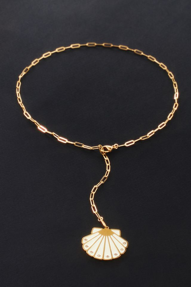 Thatch Moonshell Necklace | Anthropologie