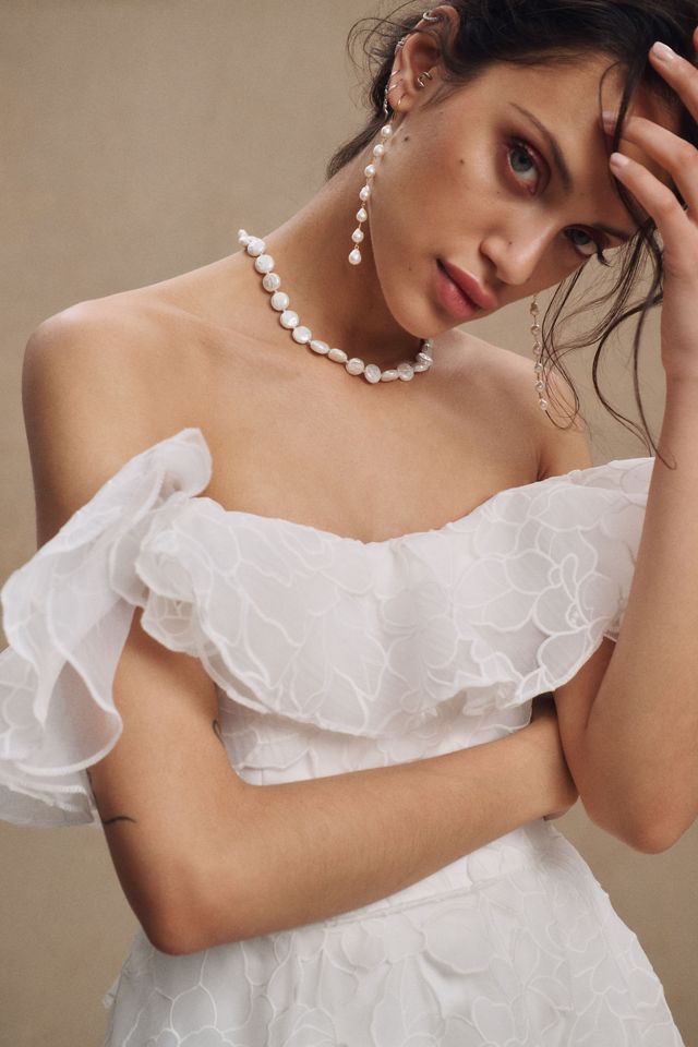 Jenny Yoo Priscilla Off-The-Shoulder Convertible Wedding Gown #2