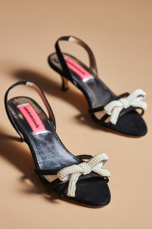 Custommade Ambla Pearl Kitten Heels #1