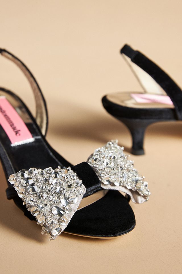 Custommade Abla Crystal Kitten Heels | Anthropologie