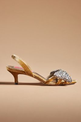 Custommade Abla Crystal Heels In Gold
