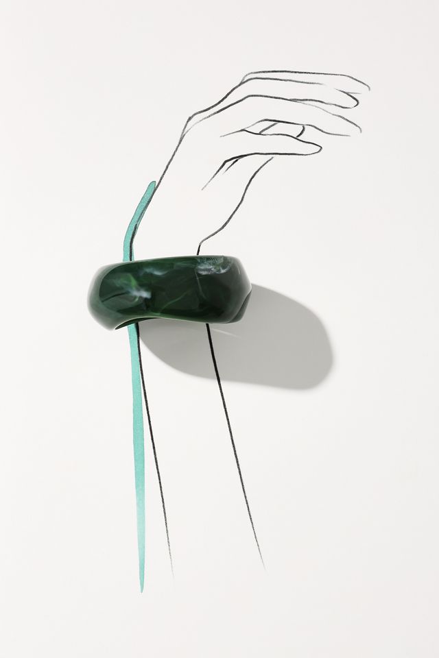 Large Rounded Resin Bracelet #2