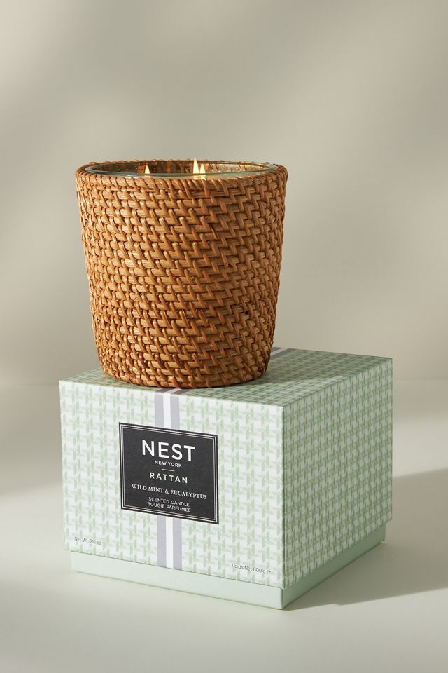 Nest Fragrances Rattan Three-Wick Candle #1