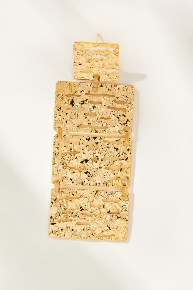 Rectangle Drop Earrings #1