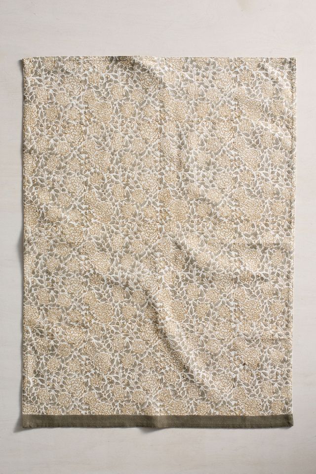 Rose Desert Dish Towel #1