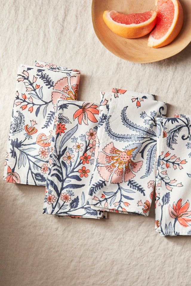 Blue Lily Napkins, Set of 4 #1