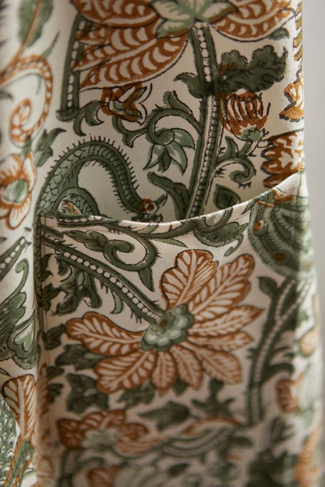 Peacock Floral Apron #1