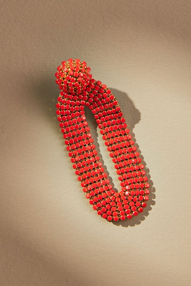 Deepa Gurnani Bianca Drop Earrings #1
