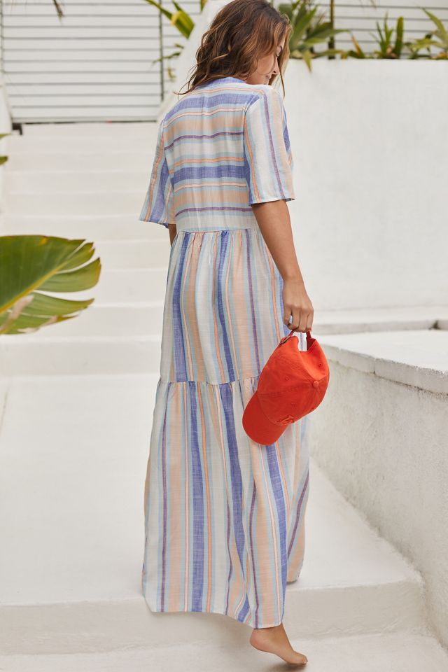 The Kallie Flowy Maxi Dress: Striped Edition | Anthropologie