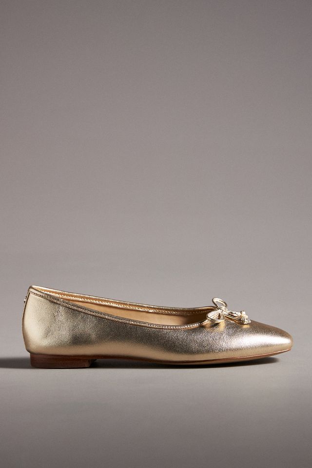 Sam edelman store gold flats