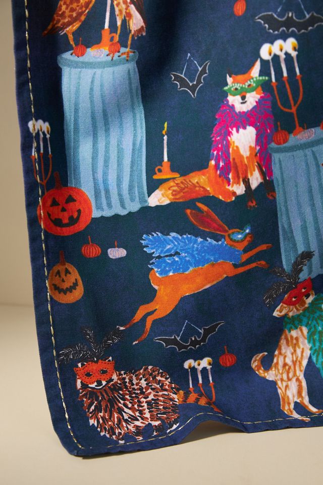 Halloween Masquerade Dish Towel #1