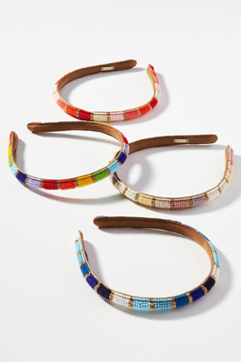Deepa Gurnani Taysha Beaded Headband | Anthropologie display picture 2