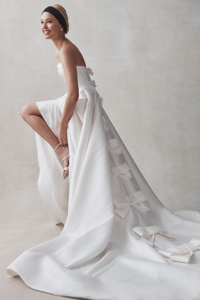 Viktor & Rolf for BHLDN Penelope Strapless Bow-Back A-Line Wedding Gown #2