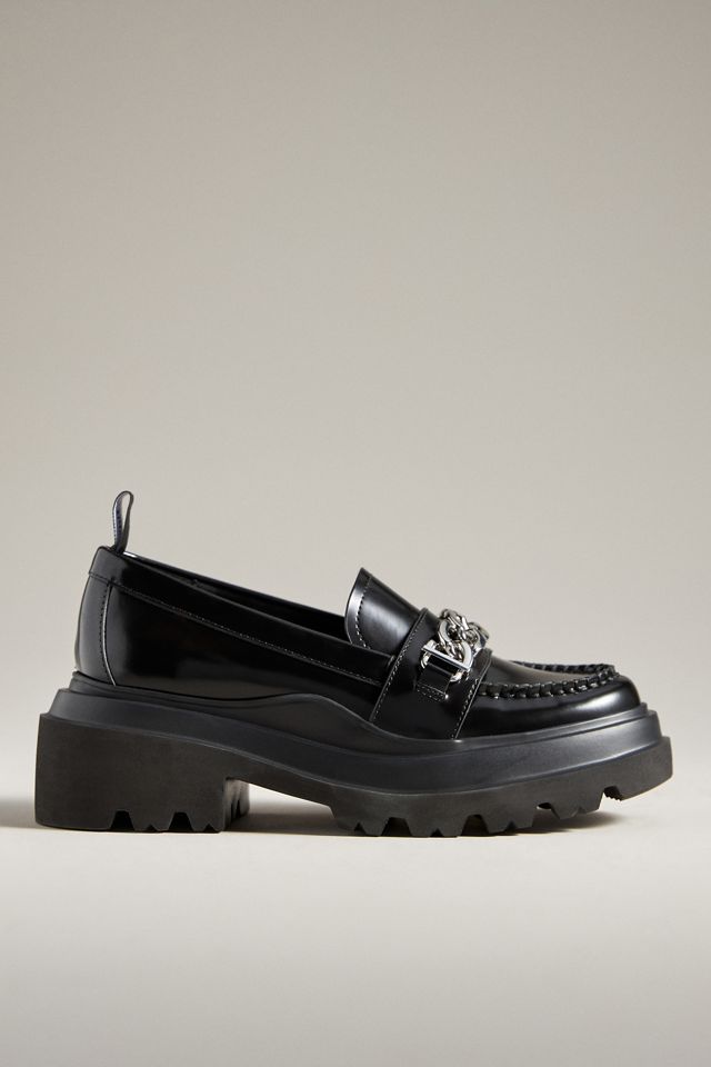 G.H.BASS Platform Chain Loafers #1