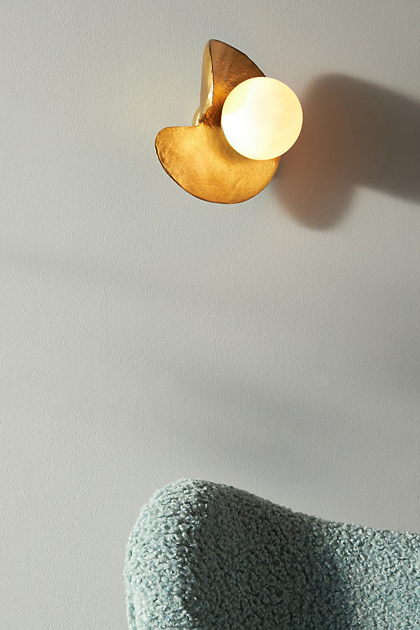 Anthropologie Charli Sconce In Yellow
