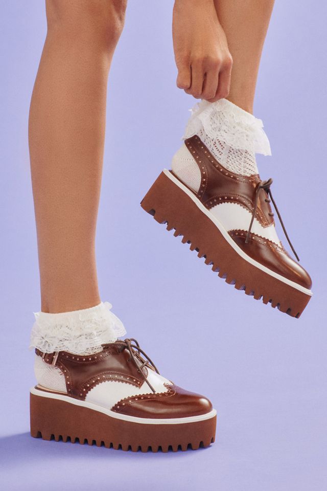 Set of Two Lace Ruffle Socks #1