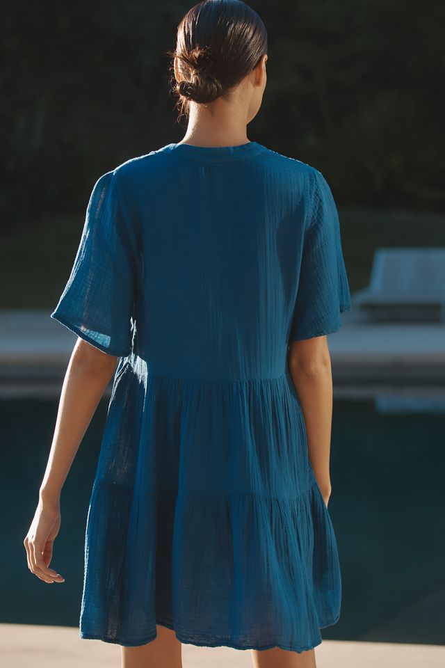 Kallie Flowy Tunic Dress | Anthropologie