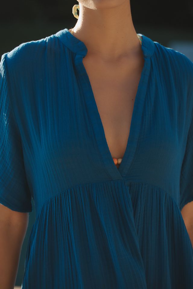 Kallie Flowy Tunic Dress | Anthropologie