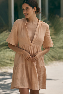 El Vestido Túnica Mini Fluido Kallie