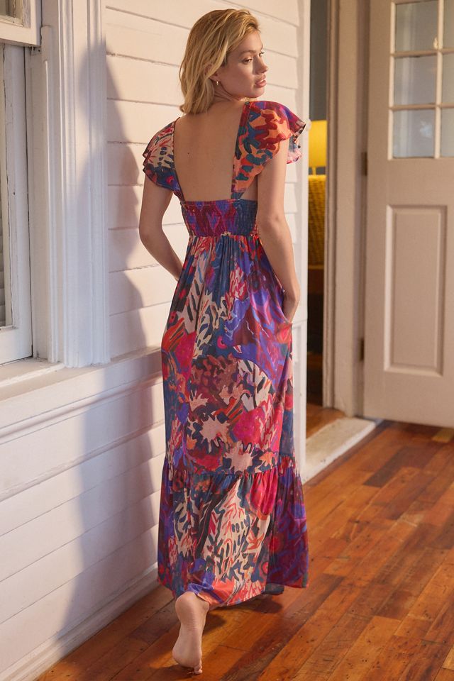 Michelle Morin Printed Lounge Dress #1