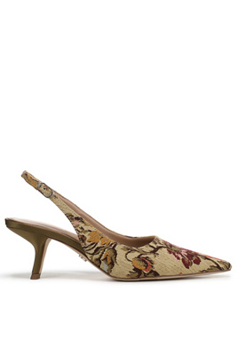 Sam Edelman Bianka Slingback Kitten Heels In Multi