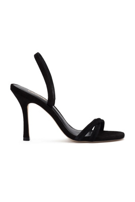 Larroude Women's Annie Slip On Slingback High Heel Sandals In Black