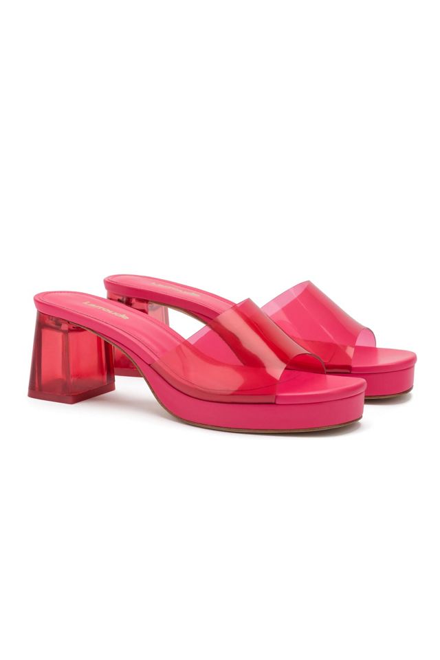 Larroudé Jenn Lucite Heels #1