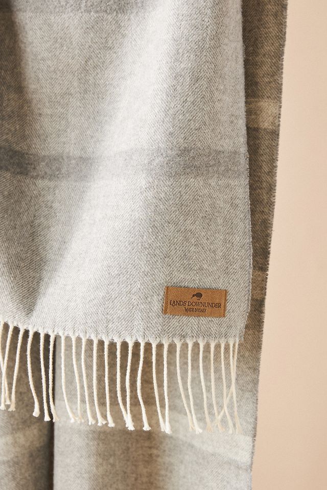 Lands end herringbone online blanket