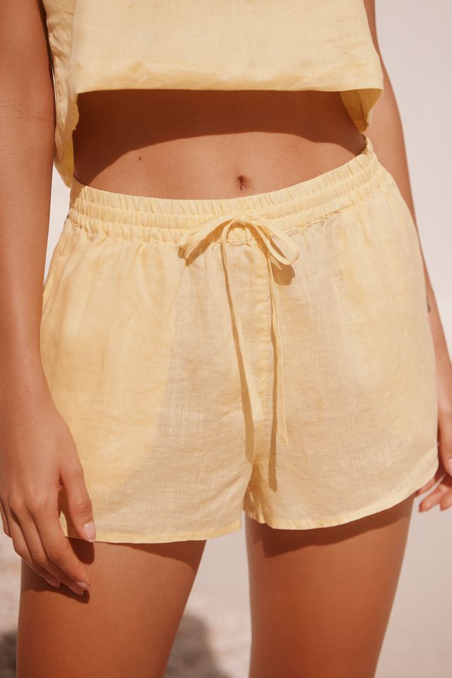 LSPACE Rio Linen Shorts #1