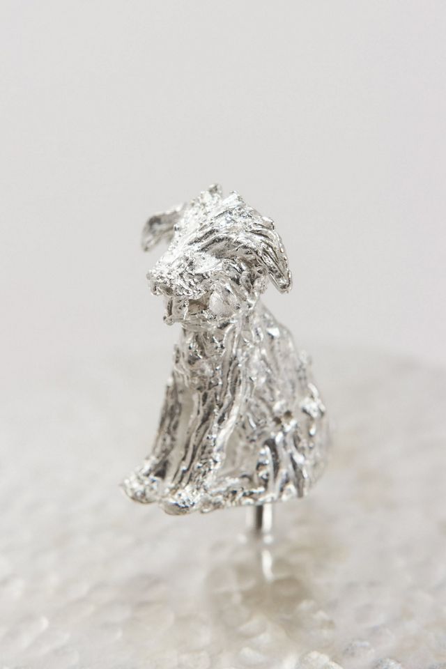 CÂPÂ Jewelry Fluffy Dog Sculpture #2
