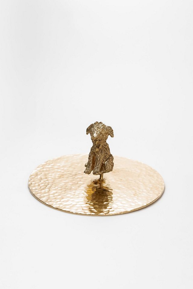 CÂPÂ Jewelry Fluffy Dog Sculpture #2